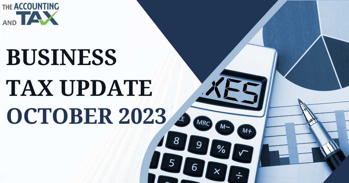 Business Tax Update